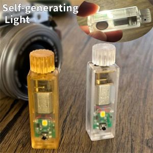 Hand-twisted Self-generating Lamp EDC Fidget Toys Plastic Decompression Toy ADHD Anti-anxiety Toy Outdoor Lighting Tool