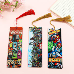Marvel Heroes Acrylic Bookmarks Freshman Week Back to School Gifts Party Decorations for Female College Students