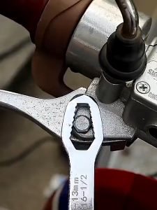 Multi-functional universal wrench double-ended box wrench sizes 3-17mm/8-22mm black suitable for various nut sizes