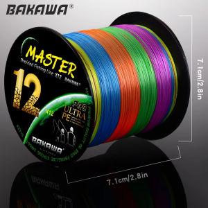 BAKAWA 500M12 strand Braided fishing line Fishing goods accessories X12 PE fishing sale accessories carp fishing equipment New