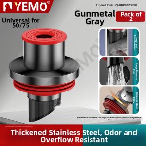 YEMO | Odor Blocking Kitchen and Bathroom Sink Plug Stainless Steel Accessory