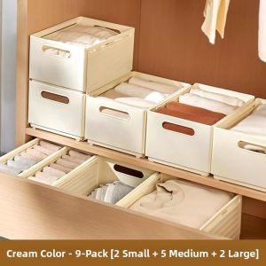 TIJU | Clothing Organizer Drawer Closet Storage Box