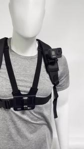 Backpack Shoulder Strap Mount Holder for Phone DJI Pocket 3/4 Action 6 5Pro 4 GoPro 13 12 11 10 9 Insta360 X5 X4 Ace AcePro