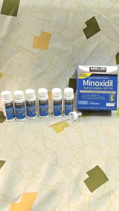 KIRKLAND 5% Minoxidil Hair Growth Tonic Men Formula 6 Vials 6 Month Supply New Packaging