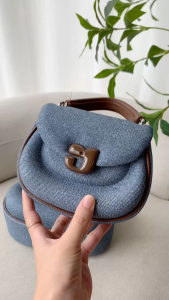 KUNOGIGI/ Kuliang GIGI Cowboy Pig bag Small GIGi bag niche bag Womens saddle bag crossbody bag