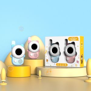 3KM Kids Walkie Talkies Cute Animal 2PCS Portable Children Transceiver Outdoor Interactive Educational Toys Kid Back to School