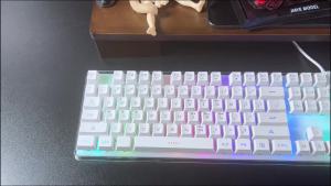 MageGee Gaming Keyboard and Mouse Combo K1 RGB LED Backlit Keyboard with 104 Key Comfortable Feel for Office PC Laptop Desktop