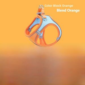 Breathable Vest-Style Dog Leash Small Deer Dog Teddy Dog Special Walking Rope Small Puppy Leash Retractable Leather Material