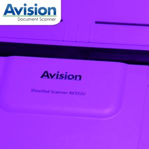 Scanner Avision AV332 ADF 32 Lembar/menit A4 Folio/F4