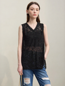 AMII | Áo Thun Hở Gò Vai Hoa Văn Paisley Mỏng Nhẹ Mới Hè