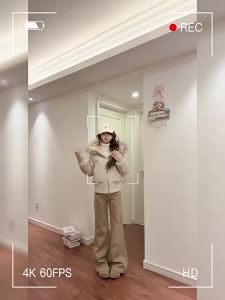 MZVZ | Quần Jeans Suông Xòe Vintage Trắng