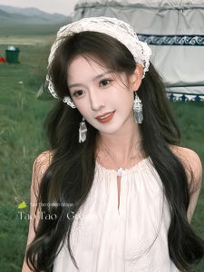 Retro Ethnic Style Silver Tassel Earrings for Women Fancy Niche Style Unique Earrings Bohemia Exotic Earrings