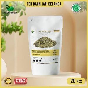 AMPUH LURUHKAN LEMAK Teh Herbal Celup Daun Jati Belanda Obat Flu Batuk Bronkitis Asma Detox dan Peluntur Lemak Teh Pelangsing Asli Paling Cepat