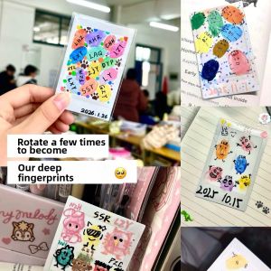 DIANSHIFANG | DIY Fingerprint Graduation Valentines Day Gift Card