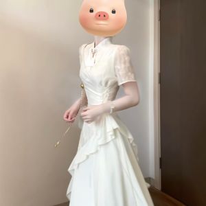 CHANGTONG | Đầm Qipao Phong Cách Trung Quốc Dáng Dài Thon Gọn Elegante