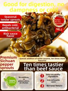 Moisture Removing and Appetite Stimulating Sichuan Superior Fresh Prickly Ash Shoot Sauce