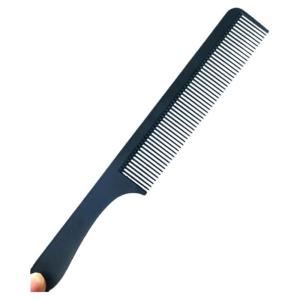 Mens Flat Head Carbon Steel Anti-Long-Hair Professional Hairdressing Comb