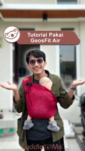 Geosfit Cuddle Me Gendongan Bayi Geos M-Shape Newborn Toddler Simple Praktis SNI