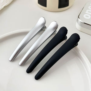 Kẹp Tóc Mỏ Vịt Màu Đen Mờ Kẹp Tóc Một Bên Kẹp Tóc Không Để Lại Dấu Vết Phụ Kiện Tóc Thời Trang Kẹp Tóc Cao Cấp