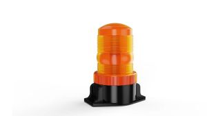 HAOLIDE LED Amber Strobe Warning Light 360° Flashing Beacon Light IP68 for Forklift Truck Tractor Trailer Construction