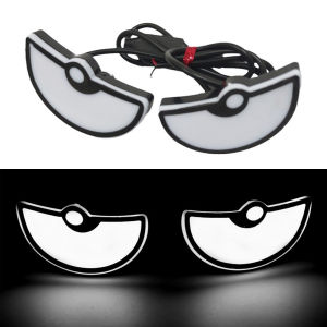 Car LED Devil Eyes Light Demon Eyes Headlight Motorcycle Mini Turn Signal Flasher Tail Lamp Auto Decoration Lights Universal