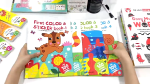 Sách - First Color & Sticker Book - Cuốn Sách Dán Hình Và Tô Màu Đầu Tiên Của Tớ - ndbooks