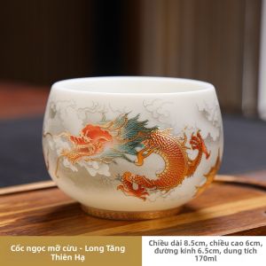 Ly Quà Tặng Lễ Hội In Logo Theo Yêu Cầu Phong Cách Trung Quốc Truyền Thống 1 cái