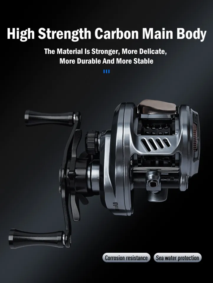 Leydun New Usopp Baitcasting Fishing Reels 125g Ultralight 7.6:1