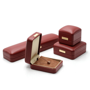 High-grade PU Leather Jewelry Storage Box Ring Earrings Necklace Pendant Bracelet Gift Casefor Jewelry Props Display