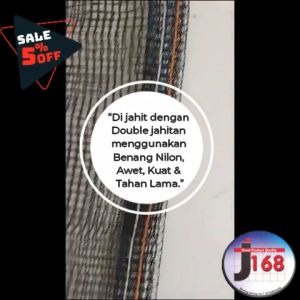 Karung FIlter untuk bio ball karang jahe ukuran jumbo menggunakan waring jaring 3 bar bahan tebal dan kuat di jahit double jahitan