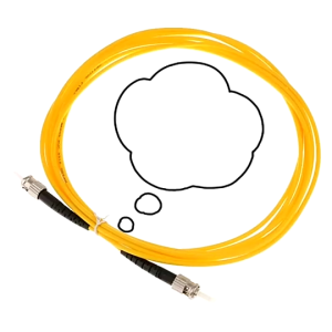 สาย ST to ST Fiber Optic Jumper Cable ขนาด 3.0 มิลลิเมตร ความยาว 3 เมตร