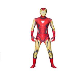 Childrens Vision Costume High Quality Wanda Vision Cosplay Jumpsuit Halloween Party Superhero Bodysuit for Men