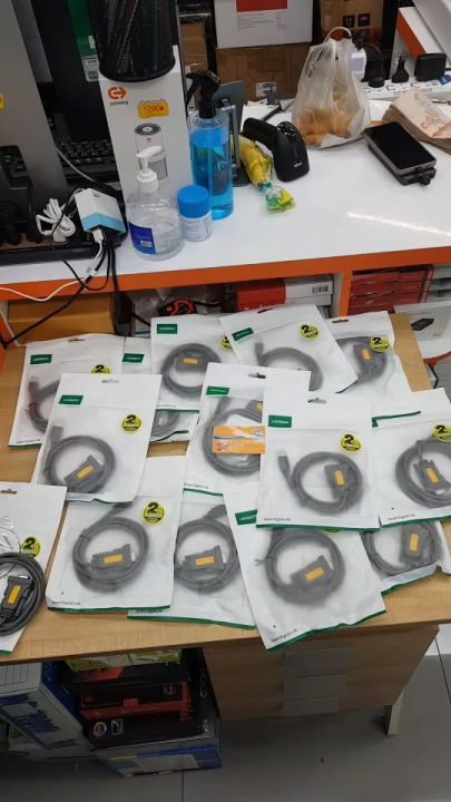 UGREEN 20201 USB to DB9 RS-232 F Cable ยาว 1.5M อะแดปเตอร์สายเคเบิลหัวแปลง USB เป็น RS232 DB9 Serial Cable CR104