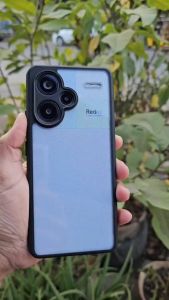 Ốp lưng Realme Neo 7 thể thao lưng trong nhám viền màu chống sốc