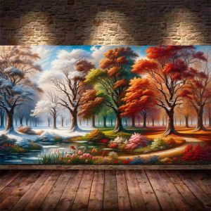 500/1000 Pieces Jigsaw Puzzle autumn forest Landscape Jigsaw Puzzle Educational Toy for Kids Children s Games Christmas Gift