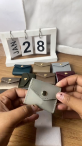 New portable multifunctional mini ring and earring storage bag soft and fashionable jewelry storage bag