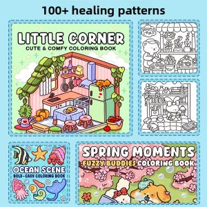 XIABAO | Stress-relieving Coloring Book for Adults