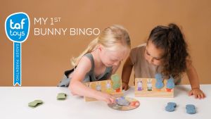 GM Kids (ของแท้แบรนด์ยุโรป 1.5 - 6 ขวบ) บอร์ดเกมเด็ก บิงโก้ My First Bunny Bingo Taf Toys TF0010