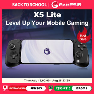 GameSir | GameSir X5 Lite Mobile Gamepad Phone Game Controller for iPhone 16/15 iPad Mini Android Tablet Hall Effect Joysticks Design