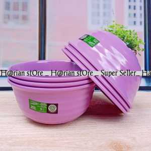 2 PCS MANGKUK MELAMIN ULIR GOLDEN FYING CAP IKAN TERBANG TEBAL SUPER 15CM TINGGI 8CM