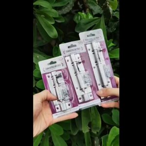 Grendel Kait Sus 304 Slot Pintu Geser Sliding Lurus Grendel Pintu Jendela Stainless Tebal Anti Karat