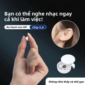 Tai Nghe Không Dây SK26 Bluetooth 5.4 Thiết Kế Nhỏ Gọn Thể Thao Chất Lượng Âm Trầm Thiết Kế Thân Thiện Với Giấc Ngủ Và Nắp Trượt.