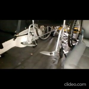 Kodo Wheelchair Restraint System for vehicle Wheelchair Tie Up in Vehicle with Wheelchair Lift Welcab. Pengikat Kerusi Roda