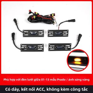 CAIFANG | Đèn Trang Trí Mạng Lưới Vàng LED cho Toyota Land Cruiser LC200