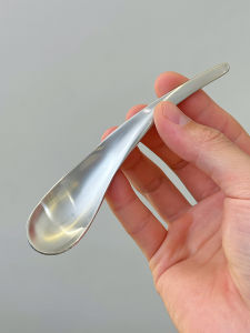Food Grade 18/10 Stainless Steel Waterdrop Spoon High Aesthetic Value Dessert Spoon by BaiChang Home