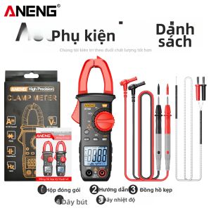 ANENG | Máy Đo Kẹp Điện Tử ANENG ST182 4000 Số Đo Dụng Cụ Kiểm Tra Điện Cho Thợ Điện Đo Dòng Điện Điện Áp Điện Trở Điện Dung Nhiệt Độ