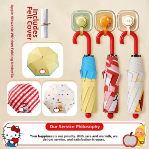 Safe Clown Nose Rain and Sun Umbrella