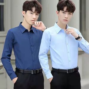 [HÀNG VNXK - CHẤT MÁT] Áo sơ mi dài tay công sở chất đẹp dáng Hàn Quốc màu hồng phấn