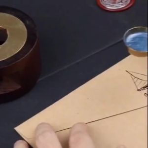 Miniso | ◕Retro Wood Stamp Classic 26 Letter A-Z Alphabet Initial Sealing Wax Seal Stamp Ancient Seal Post Decorative Antique Stamp Gifts