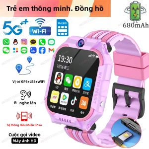 Đồng Hồ Thông Minh 5G Dành Cho Trẻ Em Với SOS GPS+BDS/GLONASS Vị Trí Cuộc Gọi Điện Thoại Camera 1.83 Inch WIFI Đồng Hồ Thông Minh Chống Nước Dành Cho Trẻ Em Dành Cho Android/iOS